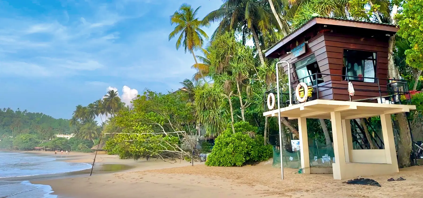 Mirissa Beach Lifeguard post