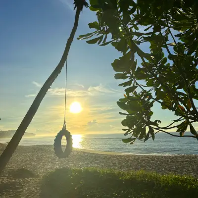 Swing Sunset on Palm Beach SQ 01